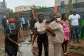 Swift response by Saki High Tension residents helpscontainwarehouse blaze inKponeKatamanso