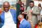 Prophet Emmanuel Worlasi,  head pastor of Conquerors Chapel International, Kumasi, praying for Chairman Coka during his visit to the church.