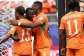 Nicolas Pepe of Cote dIvoire celebrates with teammates after scoring his teams first goal during the FIFA World Cup 2026 Group E match between Curacao and Cote DIvoire. -  Darrian Traynor, AFP