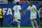 Devastating duo: Ousmane Dembele is congratulated by France strike partner Kylian Mbappe - MAURO PIMENTEL / AFP