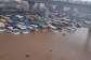 An aerial picture showing a portion of Kwame Nkrumah Circle in Accra, flooded during the June 29 prolonged rains