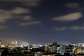 Rocket trails are seen in the sky above the Israeli coastal city of Netanya on June 7, 2026 after Iran launched missiles at Israel. -  Jack Guez, AFP