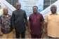 Mr Richard Kasu, Executive Director of CFF-Ghana (1st on the left), Hon. Frank Afriyie, MP for Afadjato South (2nd on the left), followed by Dr Sodzi-Tettey, CEO, National Vaccine Institute, with Hon. Manfred Tawia (1st on the right)