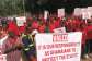 VALCO workers protest alleged plans to privatise state-owned aluminium company