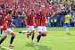 Norways Erling Haaland celebrates scoring their first goal against Brazil. -  Vincent Carchietta, Reuters