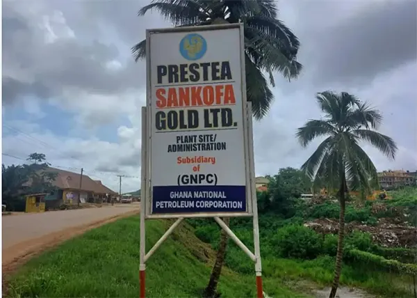 Prestea Sankofa Gold Limited workers on sit-down strike