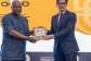 German Ambassador H.E. Frederik Landshft presenting a catalogue of artefacts to President John Dramani Mahama. -  Ghana Ministery of Foreign Affairs