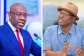 Kojo Oppong Nkrumah left and Professor Stephen Kwaku Asare