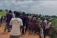Angry Bugri youth block road after mother, baby die at collapsed bridge