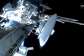 French astronaut Sophie Adenot performs a spacewalk to replace a space-to-ground antenna, assisted by US astronaut Anil Menon, outside the International Space Station, 18 August 2026. -  NASA via Reuters