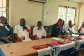 Central Regional NPP Secretary Richard Takyi Mensah addresses the media