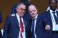 FIFA World Cup 2026 - Round of 32 - Netherlands v Morocco - Estadio Monterrey, Monterrey, Mexico - June 29, 2026 President of the Royal Moroccan Football Federation Fouzi Lekjaa and FIFA President Gianni Infantino in the stands before the match REUTERS/Eloisa Sanchez