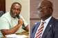 Gilbert Adjei left and late Dr Edward Omane Boamah