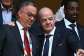 Getty ImagesImage caption: Fouzi Lekjaa (left) with Fifa president Gianni Infantino during this summers World Cup, which was co-hosted by the USA, Canada and Mexico