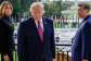 US President Donald Trump, First Lady Melania Trump and Chinese President Xi Jinping after watching a military demonstration from a balcony of the White House in Washington, DC, on September 24, 2026. -  Evan Vucci, Reuters