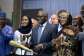 Billionaire Aliko Dangote (C) launched an IPO of his refinery, which has become the largest supplier of jet fuel to Europe.  By Temiloluwa Johnson (AFP)
