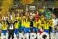 Mamelodi Sundowns celebrate after defeating FAR Rabat in the 2025/26 CAF Champions League final.  By Abdel Majid BZIOUAT (AFP)