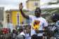 Sifuna drew roars of approval as he greeted supporters during a campaign rally in capital Nairobi.  By SIMON MAINA (AFP)