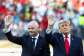 US President Donald Trump (R) and FIFA president Gianni Infantino at the 2026 World Cup.  By FRANCK FIFE (AFP)