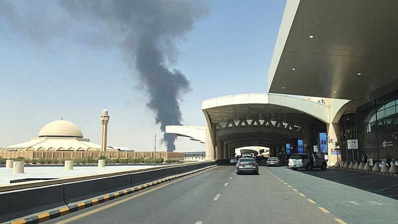 Riyadh airport strike kills 12, Saudi Arabia threatens 'decisive' response