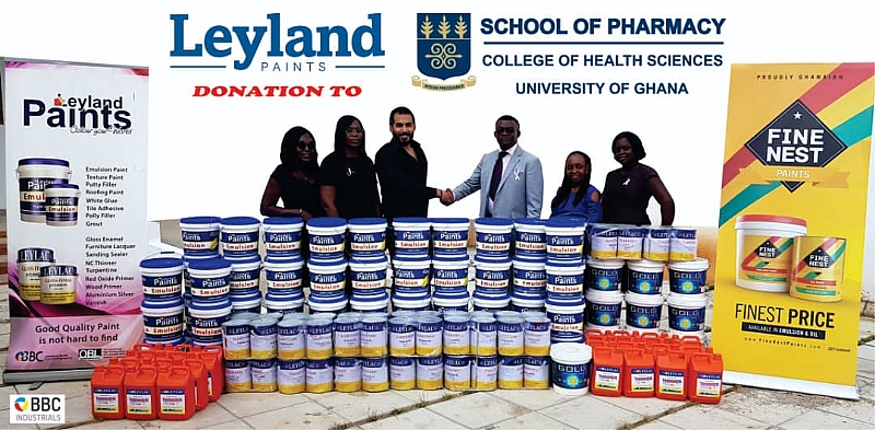 Leyland Paints Supports Ug School Of Pharmacy