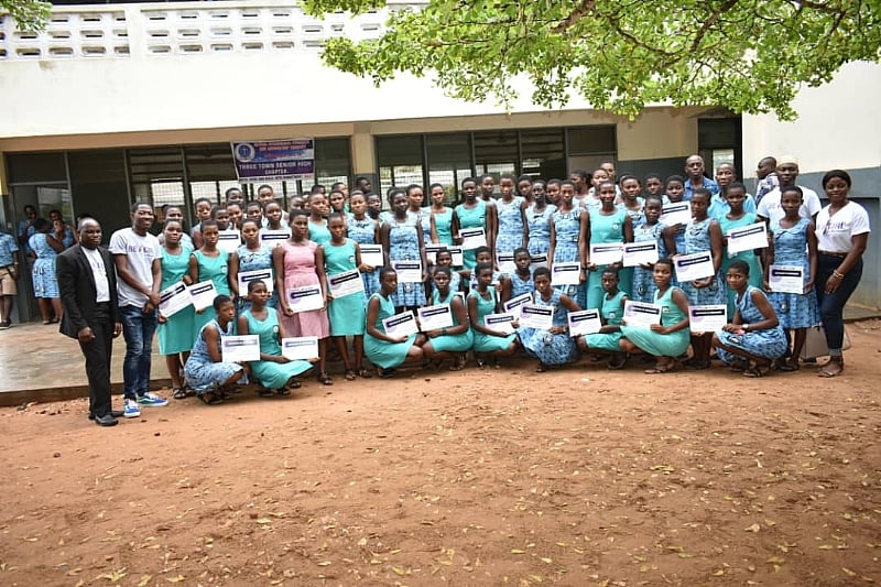 Be A Girl Awards 300 Girls in Ketu South Municipality on International Day of the Girl Child
