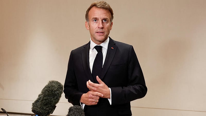 Macron rejects 'stupid' migrant invasion claims as France braces for new protests