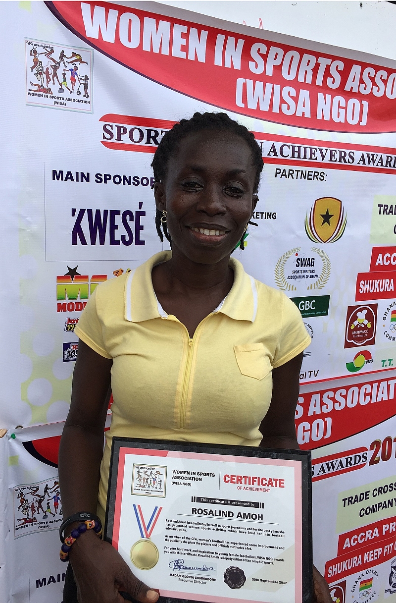 Rosalind Amoh Urges Female Sports Journalists To Stand Up To The Tests