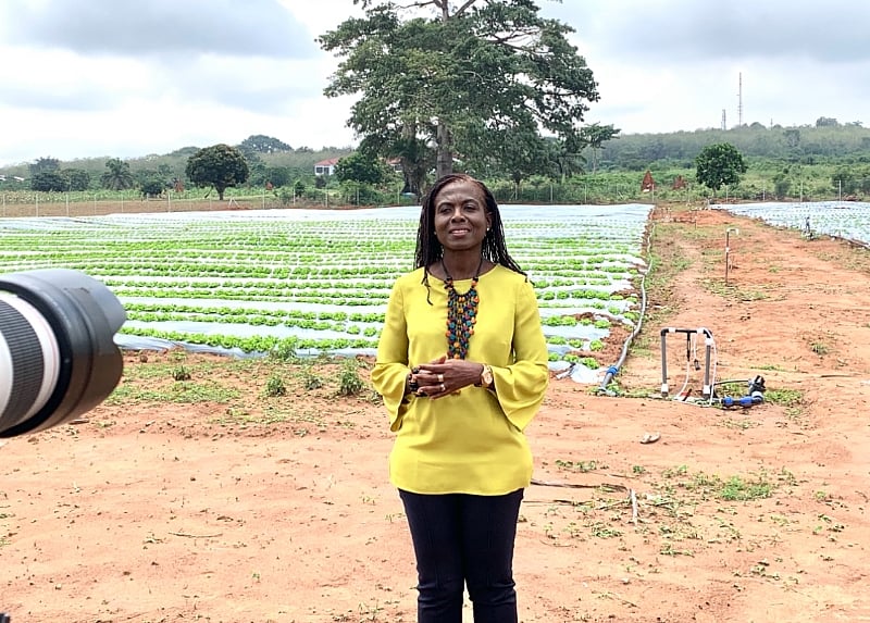 MTN Ghana inspects progress at 5-acre vegetable center equipping UG students with practical farming skills