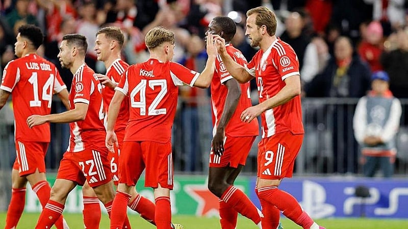 Champions League: Harry Kane & teenager Karl on target as Bayern Munich rout