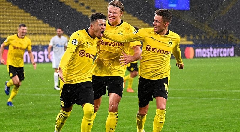 UCL: Sancho, Haaland Late Goals Earn Dortmund 2-0 Win Over Zenit