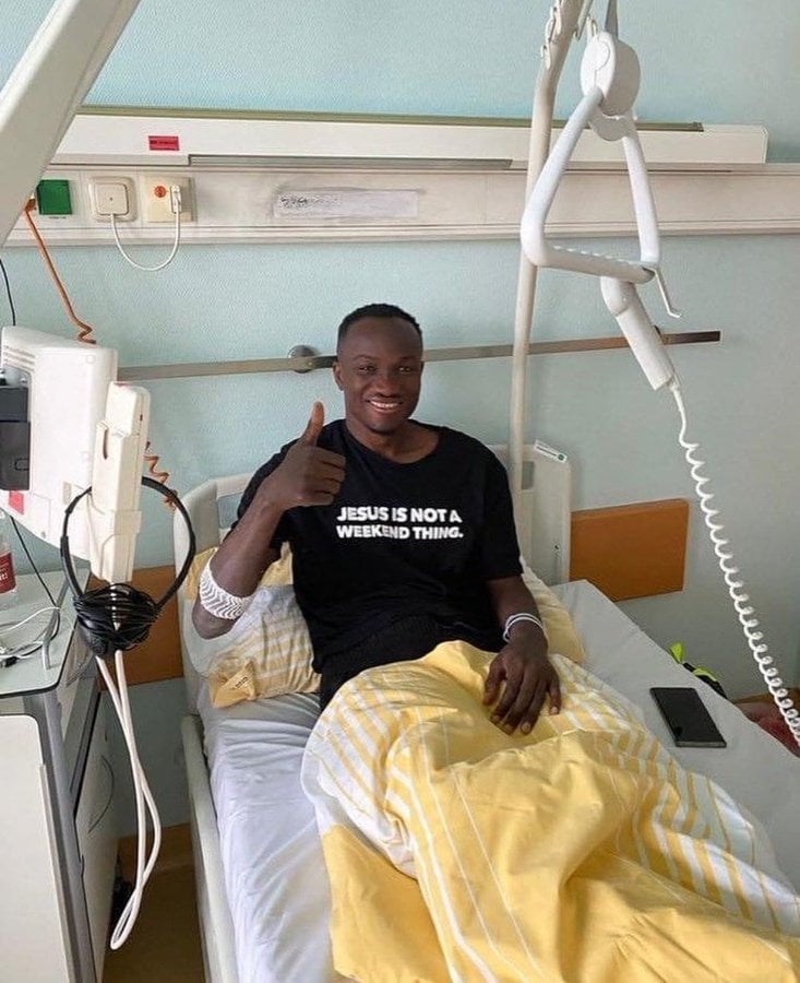 Ghana's Raphael Dwamena in stable condition after collapsing during match