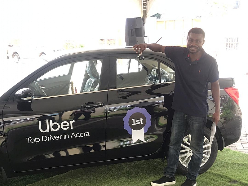 Uber Ghana Reward 2 Deserving Drivers With Brand New Cars