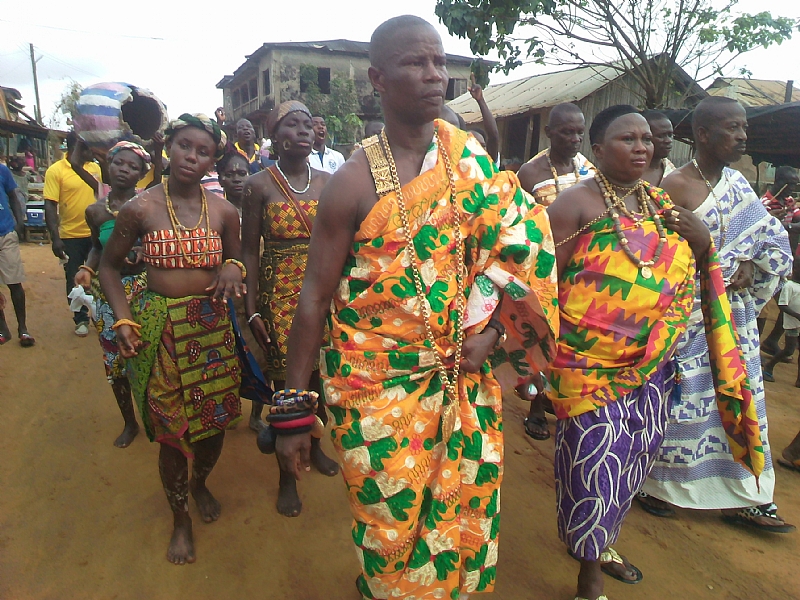 Chiefs and People Of Ezilinbo Climax Kundum Festival With Durbar