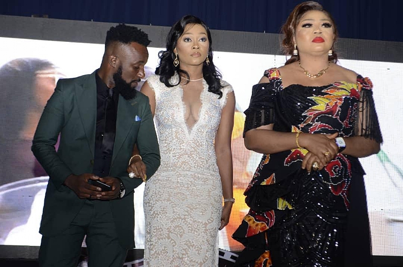 Arrays Of Stars As Regina Daniel, Mum Premiere N150m Movie, The Enemy I Know