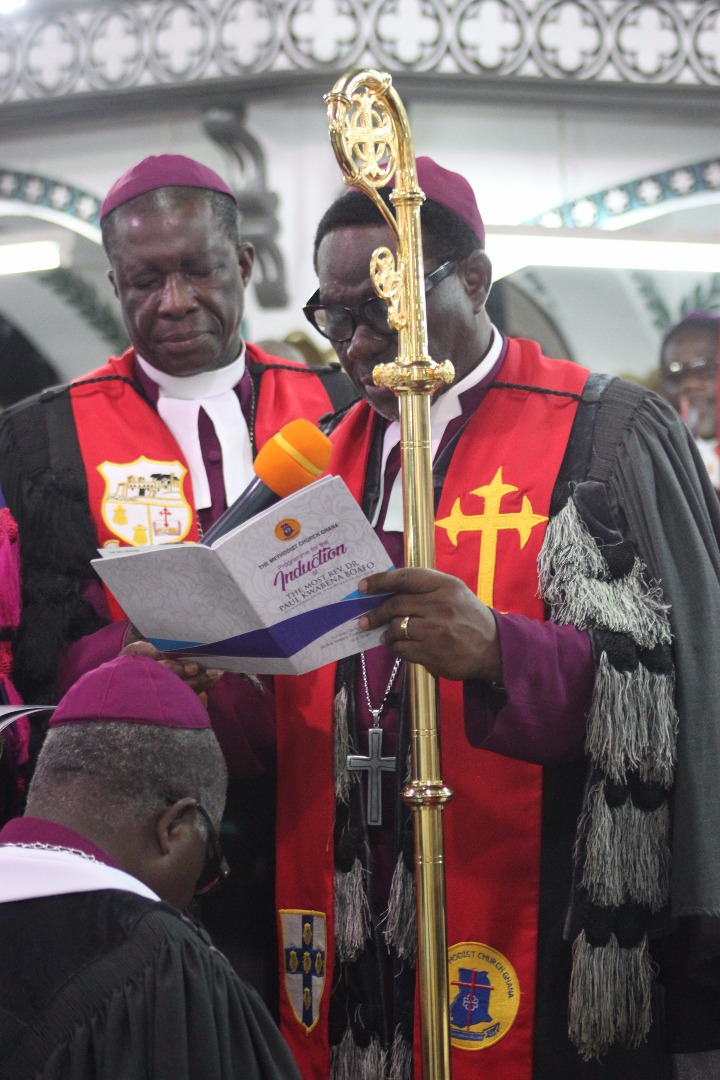 Methodist Church inducts new Presiding into office in Cape Coast