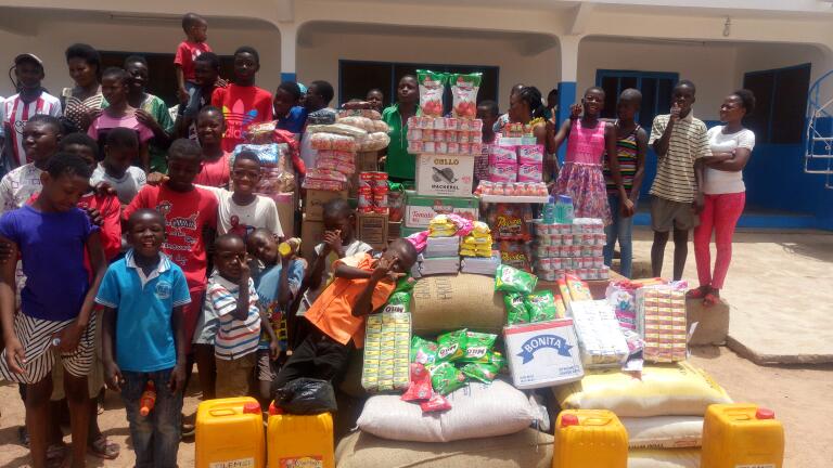 Afia Kobi Traders Donates To Three Orphanage Homes In Kumasi