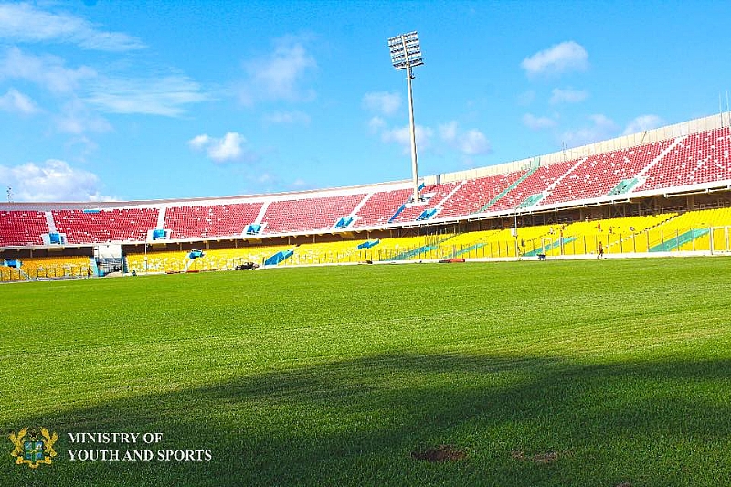 Accra Stadium Finally Takes Shape For AWCON [PHOTOS]