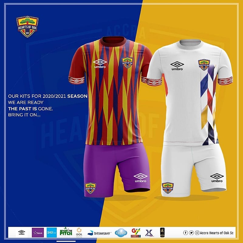 hearts of oak umbro kits