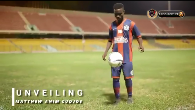 VIDEO: Legon Cities FC Unveil Teen Sensation Mathew Anim Cudjoe