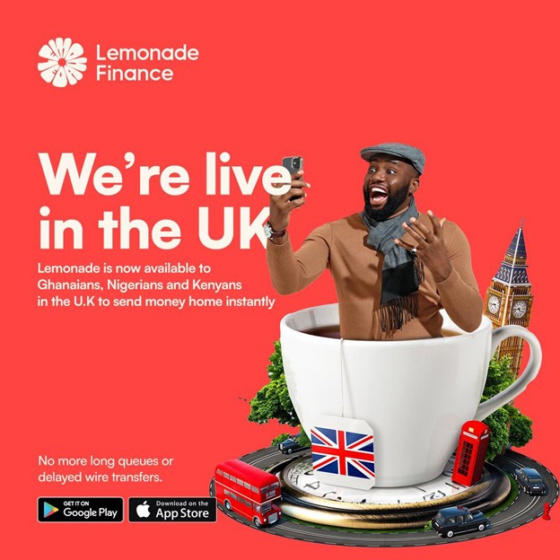 With Lemonade Finance, Ghanaians in the U.K can send money home for free