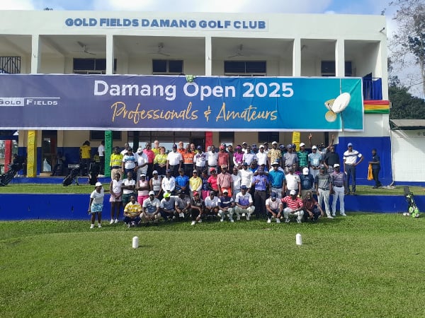 72 golfers vie for honors at 2025 Goldfields Damang Golf Tournament