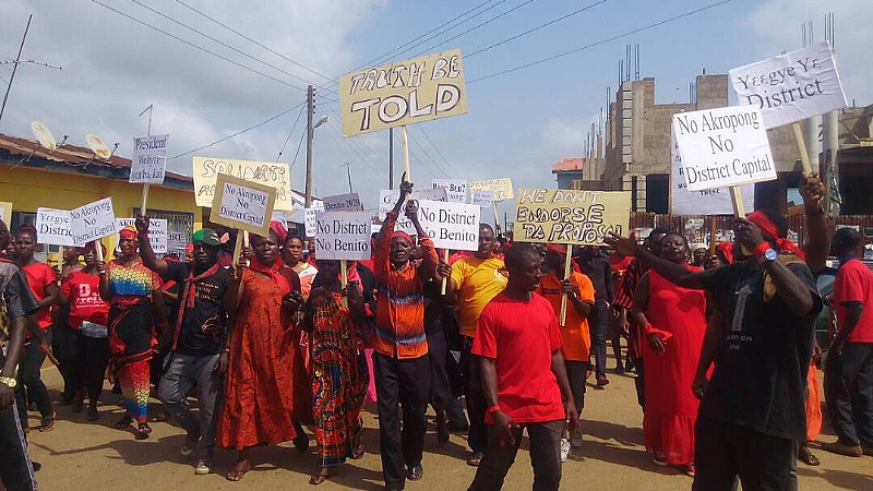 Confusion Over Akropong District Capital