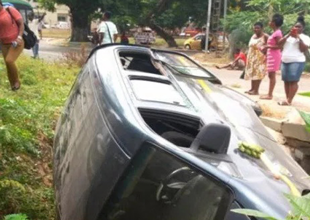 Trotro Driver Flees Accident Scene Mate Arrested