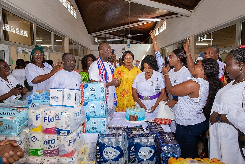 NPP General Secretary donates to Korle-Bu Teaching Hospital to mark ...