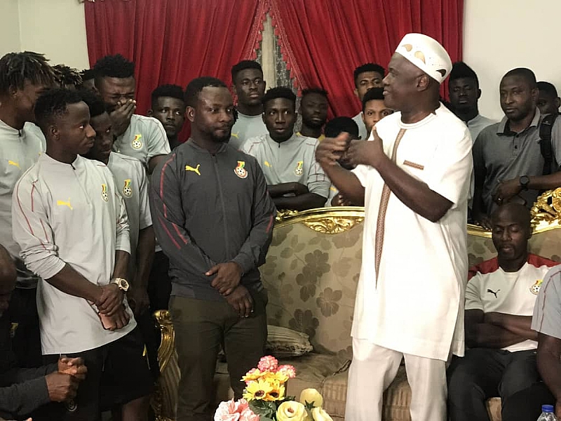 Ghana’s Ambassador To Egypt Hosts Black Meteors Ahead Of Cote d’Ivoire Game - Modern Ghana