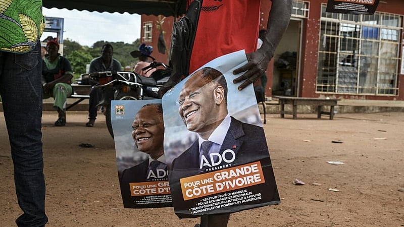 Succession questions loom after Côte d'Ivoire re-elects agein