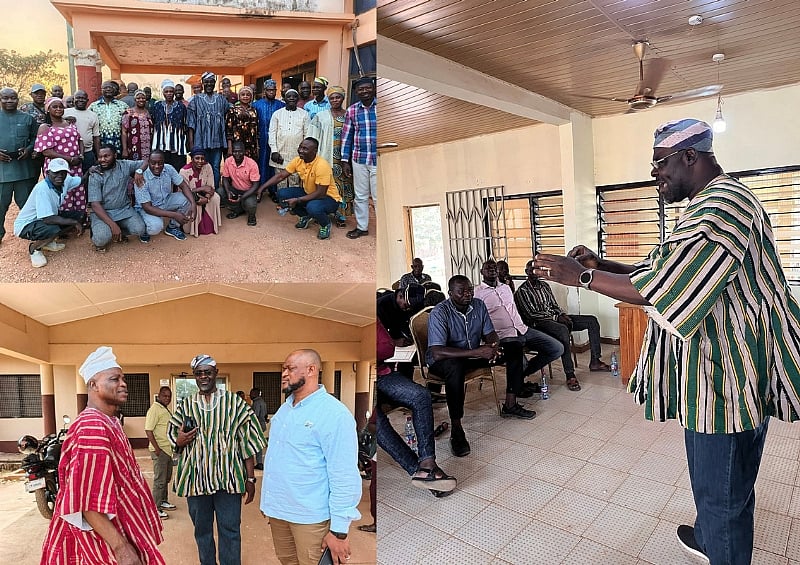 NDC Northern Regional Secretary, Minister Tour Constituencies to Deepen Gras