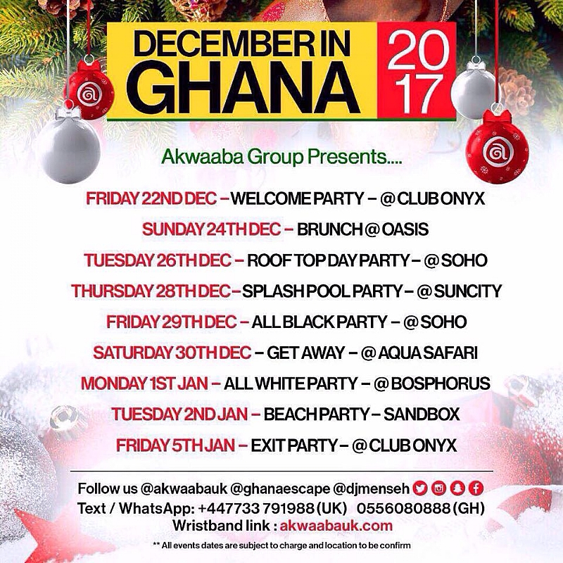 Akwaaba Group Presents December In Ghana 2017