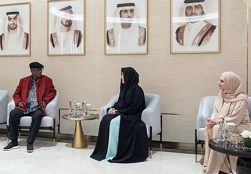 World renowned Ghanaian sculptor El Anatsui Stars at ICOM Dubai 2025